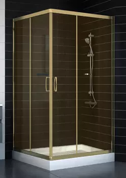 Душевой уголок Vegas Glass ZA 0110 05 05 профиль бронза, стекло бронза