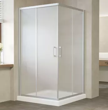 Душевой уголок Vegas Glass ZA 0120 07 10 профиль матовый хром, стекло сатин