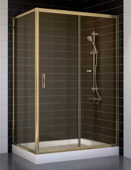 Душевой уголок Vegas Glass ZP+ZPV 120*70 05 05 профиль бронза стекло бронза