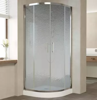 Душевой уголок Vegas Glass ZS 0080 08 02 профиль глянцевый хром, стекло шиншилла