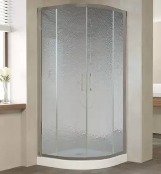 Душевой уголок Vegas Glass ZS 0090 07 02 профиль матовый хром, стекло шиншилла