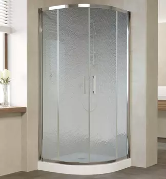 Душевой уголок Vegas Glass ZS 0090 08 02 профиль глянцевый хром, стекло шиншилла