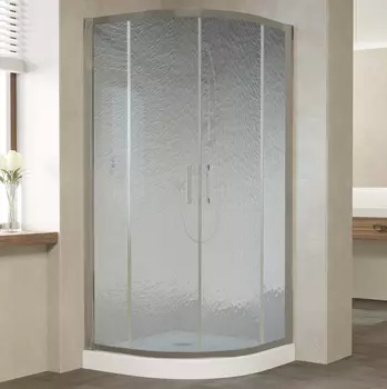 Душевой уголок Vegas Glass ZS 0100 07 02 профиль матовый хром, стекло шиншилла