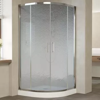 Душевой уголок Vegas Glass ZS 110 08 02 профиль глянцевый хром, стекло шиншилла