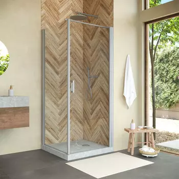 Душевой уголок Vegas GlassEP-Fis NOVO h2000 90*100 07 CRYSTALVISION R