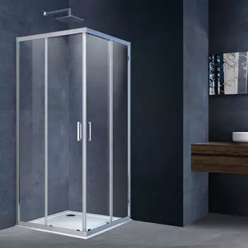 Душевой уголок Vincea Alhpa VSS-3AL800CL 80х80 профиль хром, стекло прозрачное
