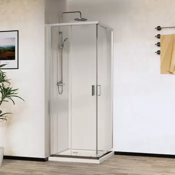 Душевой уголок Vincea City VSS-5CT900CL 90х90 профиль хром, стекло прозрачное