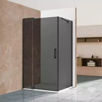 Душевой уголок Vincea Extra VSR-1E 110/120х90 профиль черный, стекло тонированное