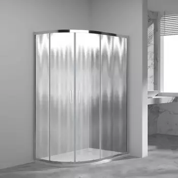 Душевой уголок Vincea Garda VSJ-1G129CH 120х90 хром, стекло шиншилла