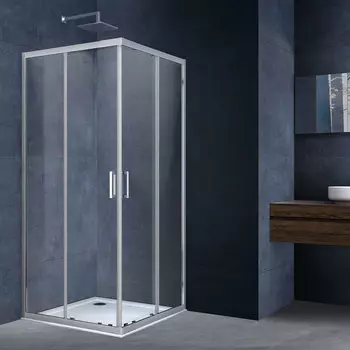 Душевой уголок Vincea Rapid VSS-3R80/90CL 80-90х80-90 профиль хром, стекло прозрачное