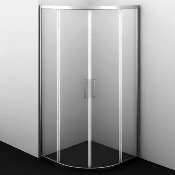 Душевой уголок WasserKRAFT Main 41S01 90x90x200 профиль серебристый, стекло прозрачное
