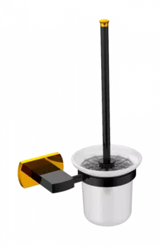 Ершик CeramaLux подвесной 95613 черный, золото