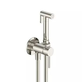 Гигиенический душ AQUAme Siena AQM6217BN со смесителем, никель шлифованный