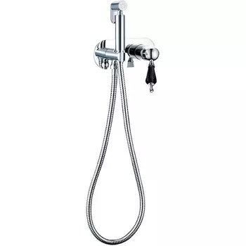 Гигиенический душ Boheme Brillante 426-BSW со смесителем, хром / Swarovski BLACK