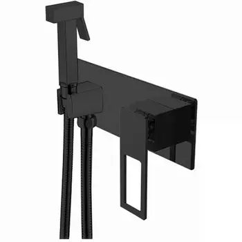 Гигиенический душ Boheme Q 147-BВ со смесителем, черный