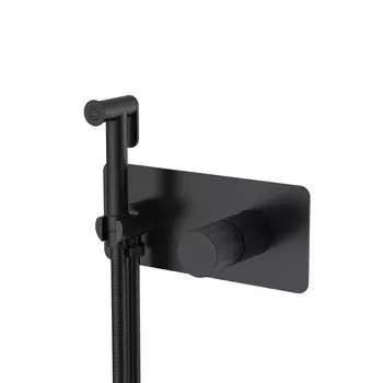 Гигиенический душ Boheme Stick 127-BB.3 со смесителем, черный linea