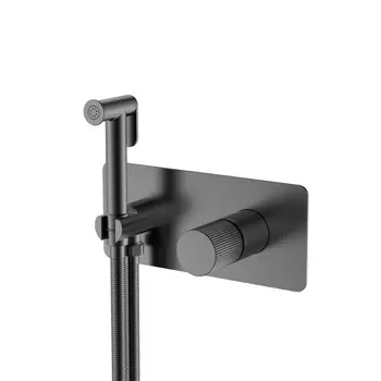 Гигиенический душ Boheme Stick 127-GM.3 со смесителем, графит linea