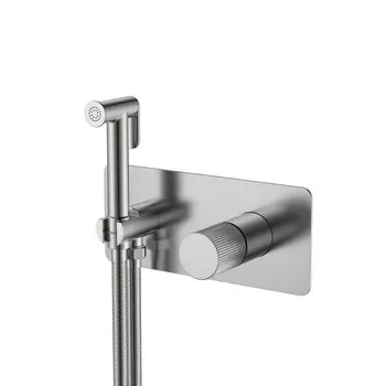 Гигиенический душ Boheme Stick 127-NB.3 со смесителем, никель брашированный linea