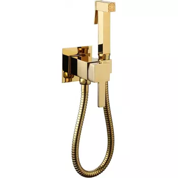Гигиенический душ CeramaLux KBS/003 со смесителем, золото