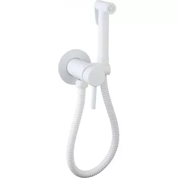 Гигиенический душ CeramaLux KRS/005 со смесителем, белый матовый