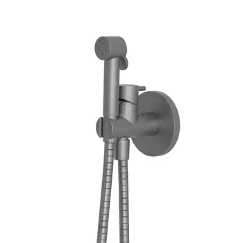 Гигиенический душ Cristina WJ67077 со смесителем, никель шлифованный