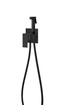 Гигиенический душ D&K Bayern.Liszt DA1514505 со смесителем черный матовый