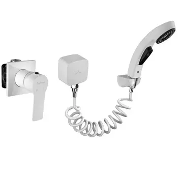 Гигиенический душ Elghansa Berkshire 34Q0743-White (Set-57) со смесителем, белый