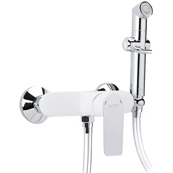 Гигиенический душ Gappo Noar G2048-8 со смесителем, белый/хром