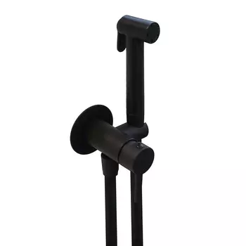 Гигиенический душ Giulini Futuro FSH25NO со смесителем, черный матовый