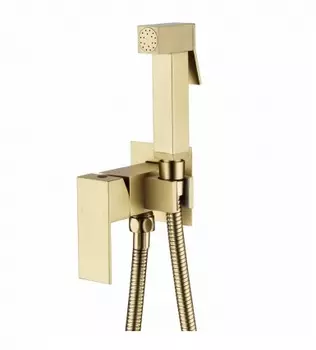 Гигиенический душ Grocenberg GB002MG со смесителем, золото матовое