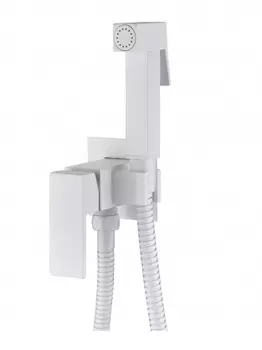 Гигиенический душ Grocenberg GB002W со смесителем, белый матовый
