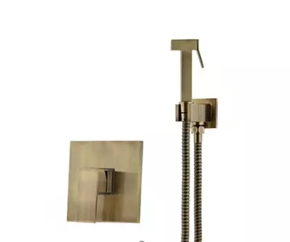 Гигиенический душ Grocenberg GB1001BR со смесителем, бронза