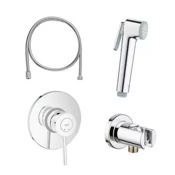 Гигиенический душ Grohe BauClassic 124434 со смесителем
