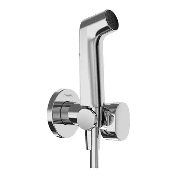 Гигиенический душ Hansgrohe Bidette S 1jet 29232000 со смесителем, хром