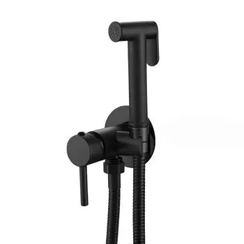 Гигиенический душ Maretti Eleganza Black ENB30RV65 со смесителем, черный матовый