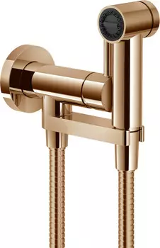 Гигиенический душ Nobili Accessori doccia AV00600RCP со смесителем красное золото