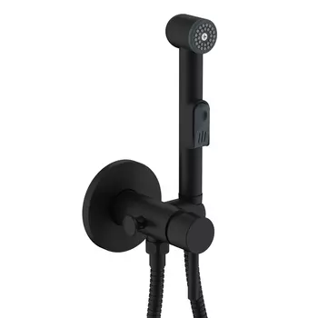 Гигиенический душ OliveS Balear 13141BLB встраиваемый, черный