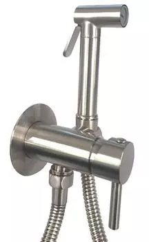 Гигиенический душ Paffoni Tweet Round ZDUP110ST со смесителем, сталь