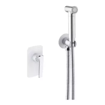 Гигиенический душ Rose R1305F белый, хром