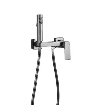 Гигиенический душ Rose R1805T-1 со смесителем пепельный