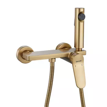 Гигиенический душ Shevanik S4305G-1 золотой сатин