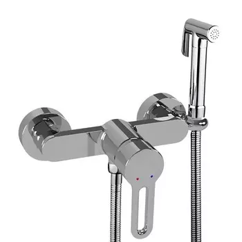 Гигиенический душ Shevanik S8105-1 со смесителем, хром