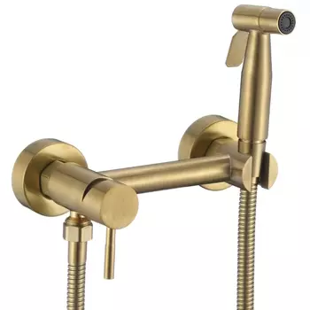 Гигиенический душ со смесителем Savol S-FXQ006C, матовое золото