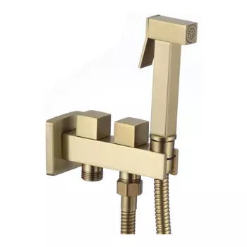 Гигиенический душ со смесителем Savol S-FXQ011C, матовое золото