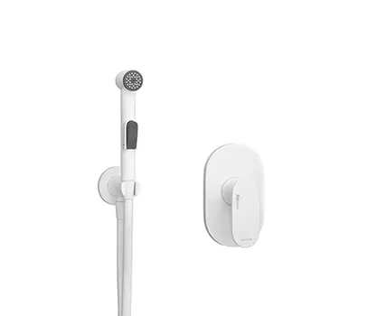 Гигиенический душ WasserKRAFT A85056 A85056 со смесителем, белый матовый