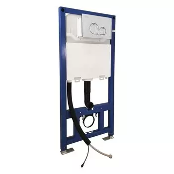 Инсталляция для подвесного унитаза Swedbe Smart 0555 с кнопкой смыва