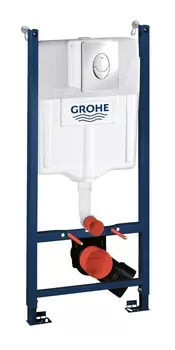 Инсталляция для унитаза Grohe Rapid SL 38745001 с панелью смыва (3 режима)