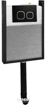 Инсталляция для унитаза WeltWasser WW INS AMBERG 404 BL черная кнопка в комплекте