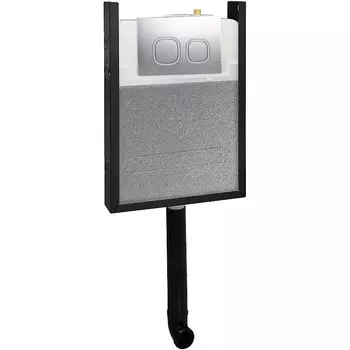 Инсталляция для унитаза WeltWasser WW INS AMBERG 404 CR хром кнопка в комплекте