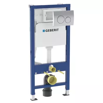 Инсталляция для унитазов Geberit Duofix Delta 458.118.21.2 с кнопкой смыва